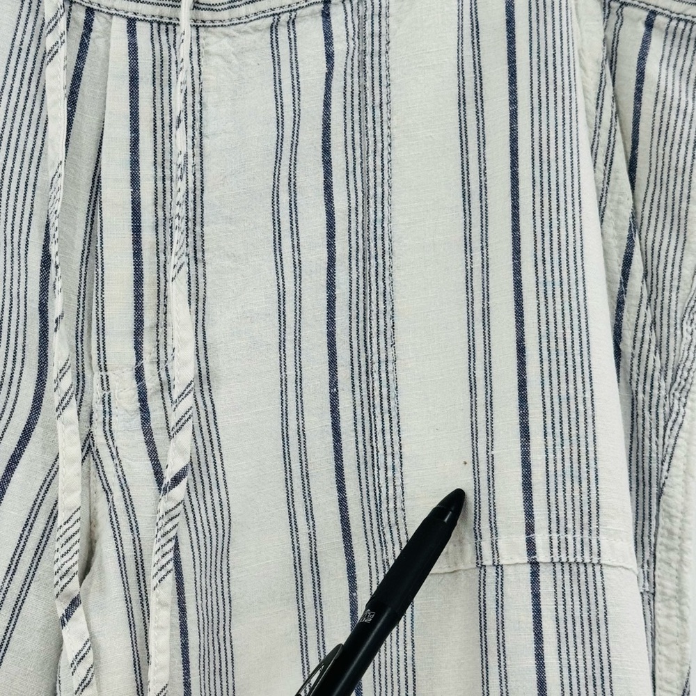 Victoria's Secret Striped Navy and White Pants Size 8 - Picture 3 of 8